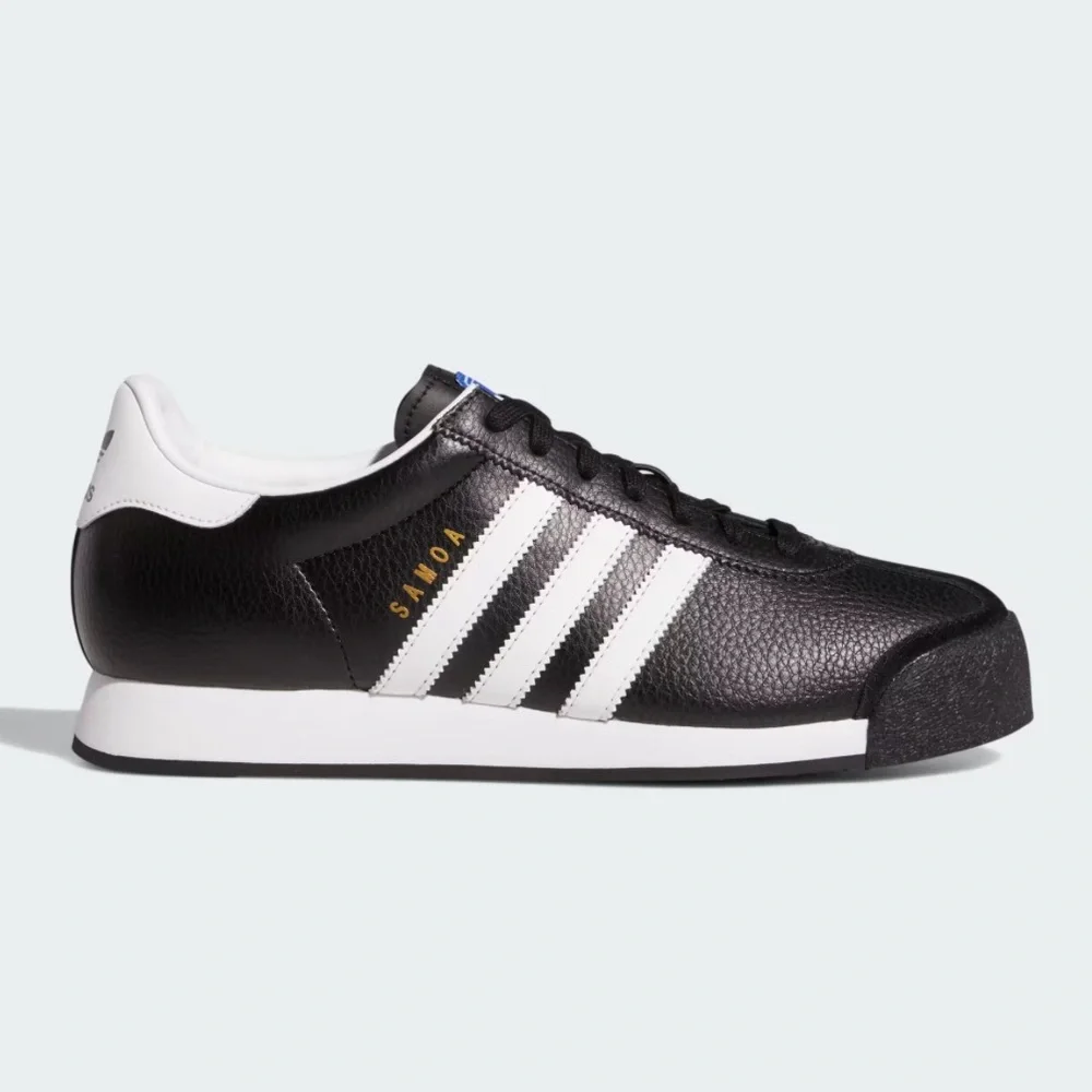 NIB Adidas Samoa Sneakers, Black/White, Men’s 7 - Picture 9 of 16